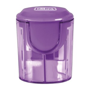 Apontador Com Depósito 2 Furos AP01 - Tilibra - Roxo
