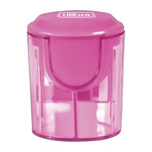 Apontador Com Depósito 2 Furos AP01 - Tilibra - Rosa