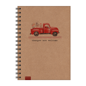 Caderno 1 Matéria Médio Colegial Kraft Espiral - Redoma