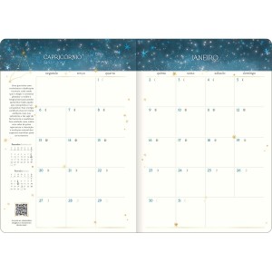 Agenda Planner Grampeado 17,8 x 25,4 cm Magic 90g 2025 - Tilibra