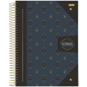 Caderno 10 Matérias Universitário Espiral Hogwarts Legacy - Jandaia