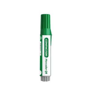 Marcador Quadro Branco Verde Kit c/ 5 Unidades Recarregável - Compactor
