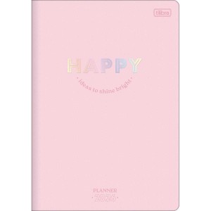 Planner 2026 Grampeado 17,8 x 25,4 cm Happy 90g - Tilibra