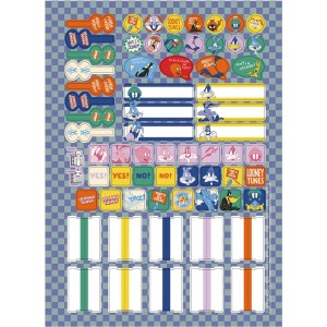 Caderno 10 Matérias Universitário Espiral Looney Tunes - Jandaia