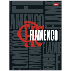 Caderno Brochurão Capa Dura Flamengo 80 Folhas - Foroni