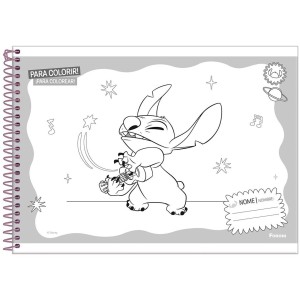Caderno Stitch Cartografia e Desenho Capa Dura 80 Folhas - Foroni