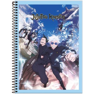 Caderno 1 Matéria Universitário Espiral Jujutsu Kaisen - Foroni
