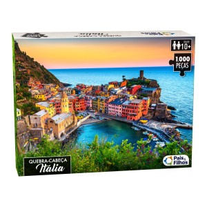 Quebra-cabeça 1000 Peças Itália - Pais & Filhos