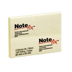 4 Blocos de Notas Auto-Adesivas - Note Fix
