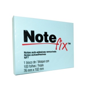 Bloco de Notas Auto-Adesivas Removíves Azul - Note Fix